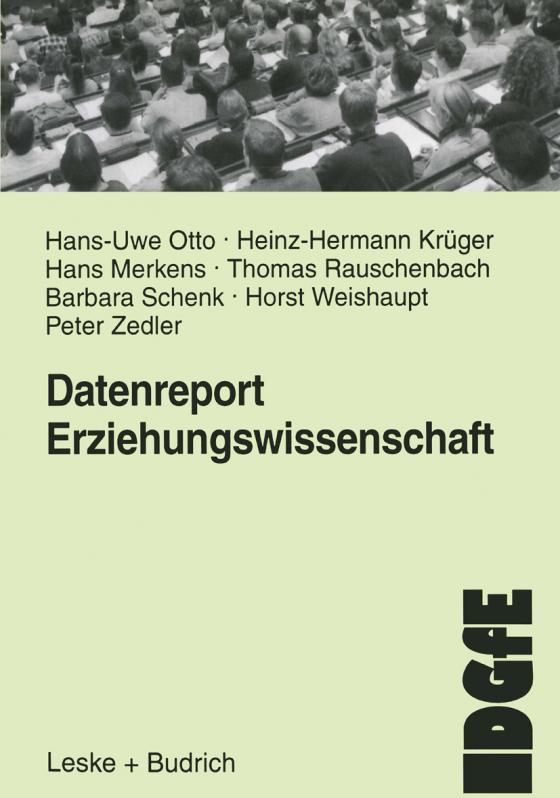 Cover-Bild Datenreport Erziehungswissenschaft