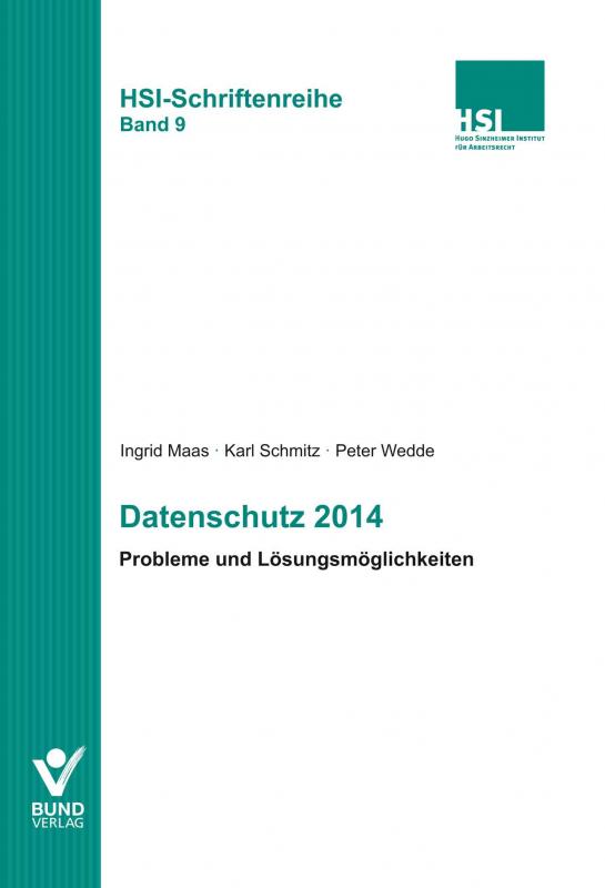 Cover-Bild Datenschutz 2014