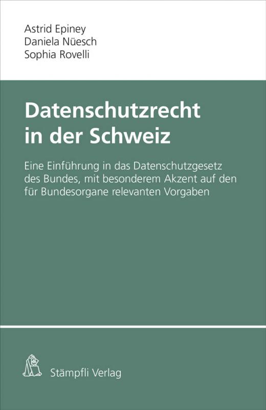 Cover-Bild Datenschutzrecht in der Schweiz