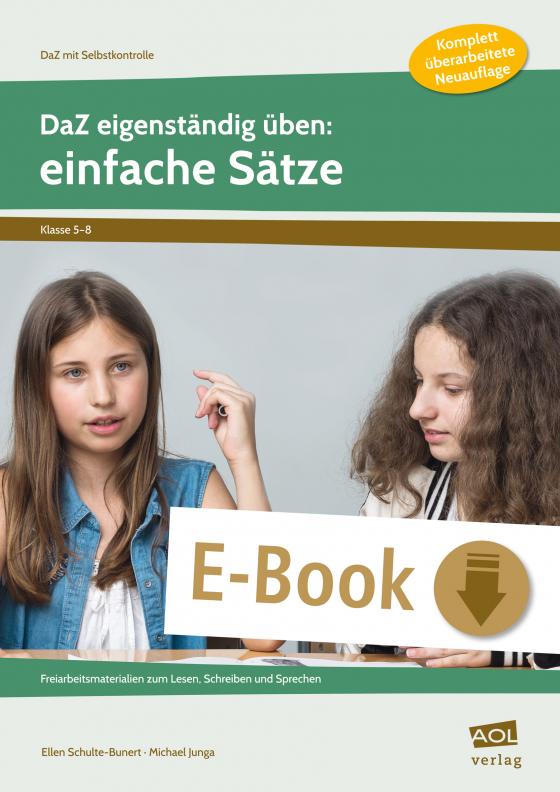 Cover-Bild DaZ eigenständig üben: einfache Sätze - SEK