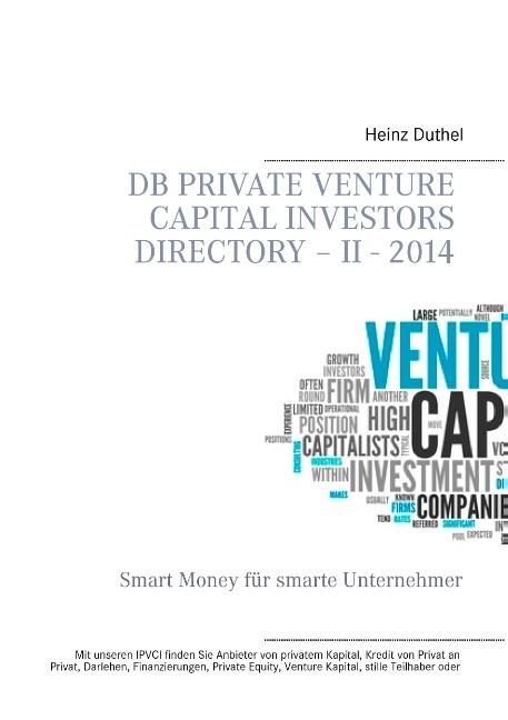 Cover-Bild DB Private Venture Capital Investors Directory – II - 2014