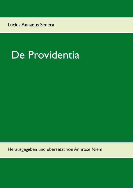 Cover-Bild De Providentia