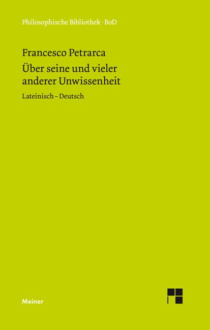 Cover-Bild De sui ipsius et multorum ignorantia. Über seine und vieler anderer Unwissenheit