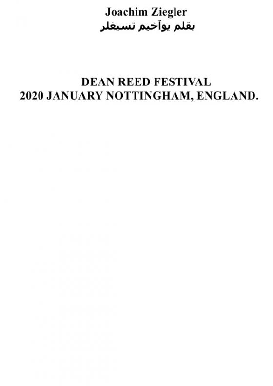 Cover-Bild DEAN REED FESTIVAL 2020 JANUARY NOTTINGHAM, ENGLAND.