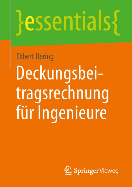 Cover-Bild Deckungsbeitragsrechnung für Ingenieure