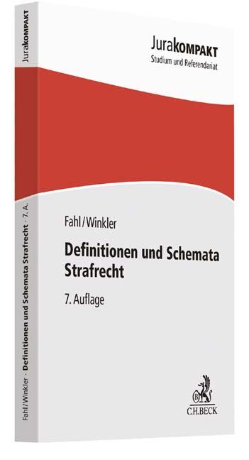 Cover-Bild Definitionen und Schemata Strafrecht