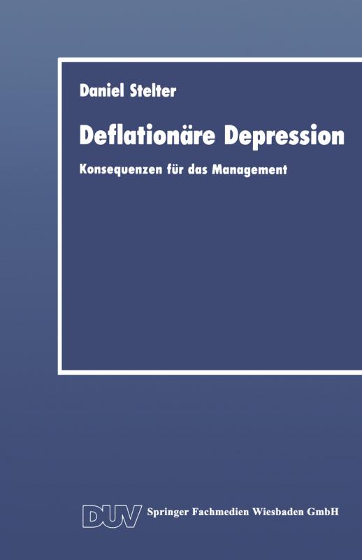 Cover-Bild Deflationäre Depression