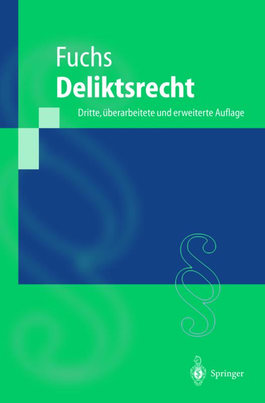 Cover-Bild Deliktsrecht