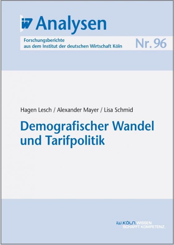 Cover-Bild Demografischer Wandel und Tarifpolitik