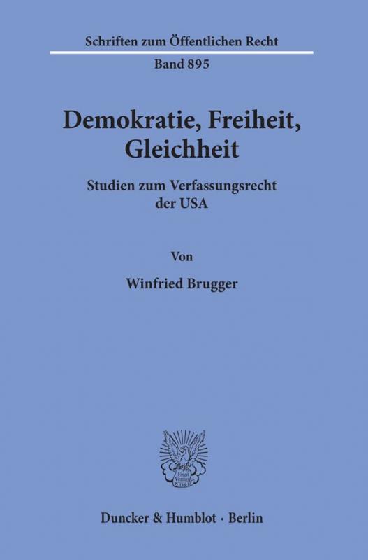 Cover-Bild Demokratie, Freiheit, Gleichheit.