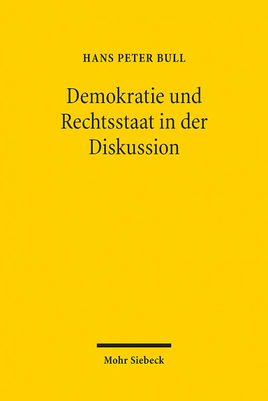 Cover-Bild Demokratie und Rechtsstaat in der Diskussion