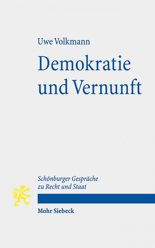 Cover-Bild Demokratie und Vernunft