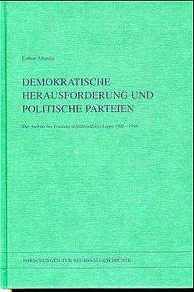 Cover-Bild Demokratische Herausforderung und politische Parteien