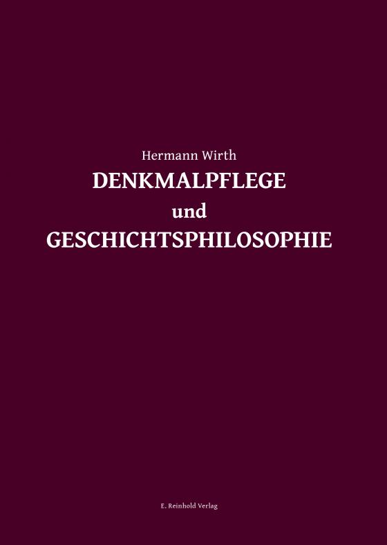 Cover-Bild Denkmalpflege und Geschichtsphilosophie