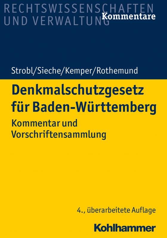Cover-Bild Denkmalschutzgesetz für Baden-Württemberg