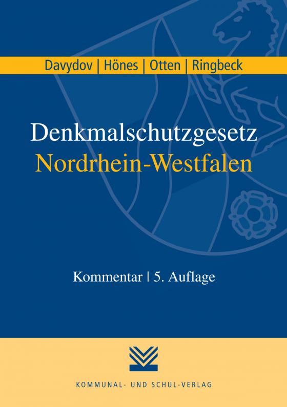 Cover-Bild Denkmalschutzgesetz Nordrhein-Westfalen