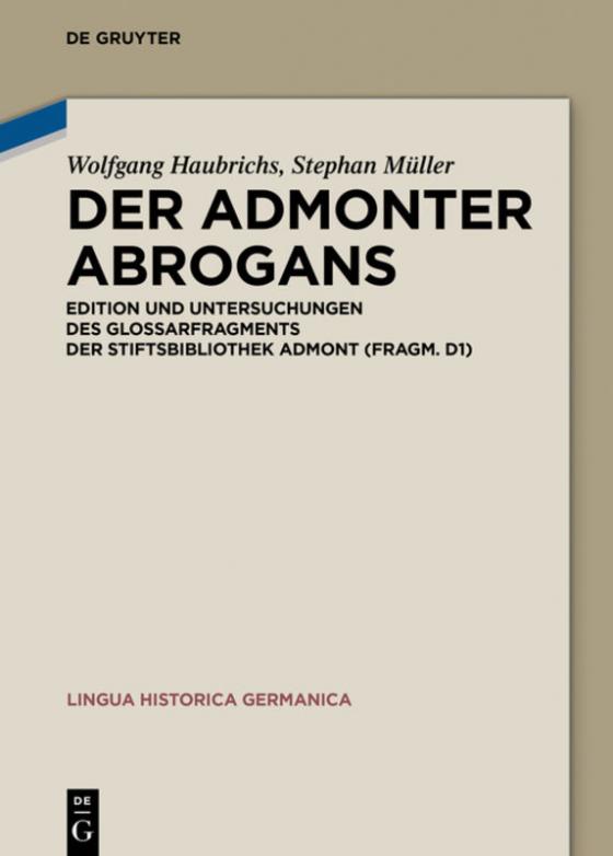 Cover-Bild Der Admonter Abrogans