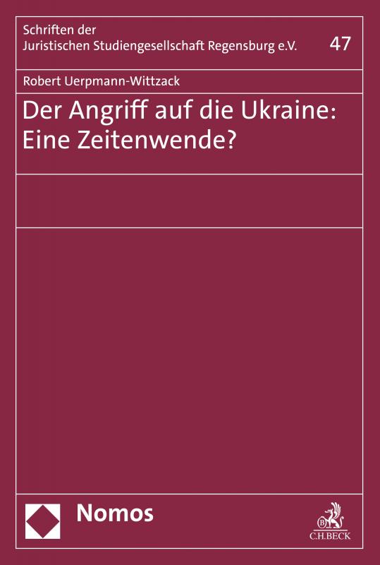 Cover-Bild Der Angriff auf die Ukraine: Eine Zeitenwende?