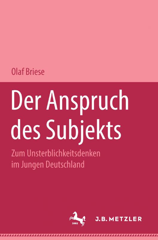 Cover-Bild Der Anspruch des Subjekts