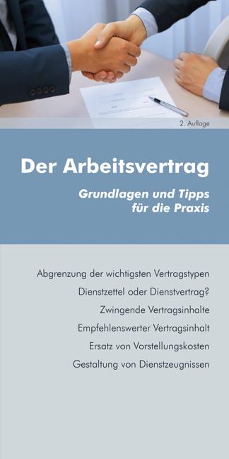 Cover-Bild Der Arbeitsvertrag