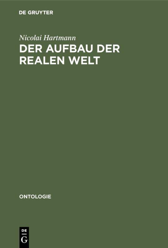 Cover-Bild Der Aufbau der realen Welt