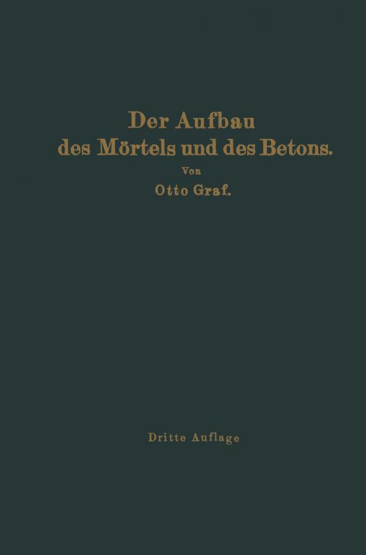 Cover-Bild Der Aufbau des Mörtels und des Betons