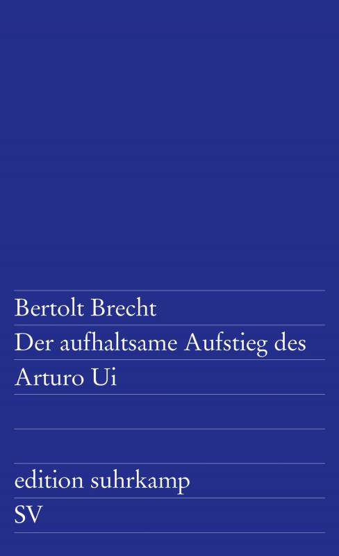 Cover-Bild Der aufhaltsame Aufstieg des Arturo Ui