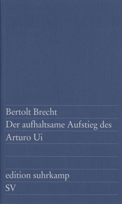 Cover-Bild Der aufhaltsame Aufstieg des Arturo Ui