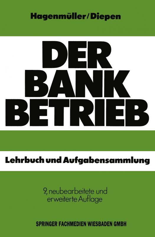 Cover-Bild Der Bankbetrieb