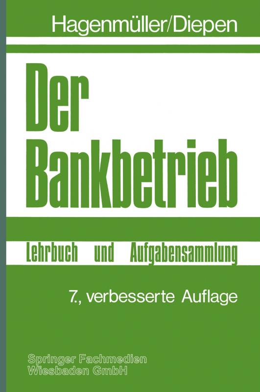 Cover-Bild Der Bankbetrieb