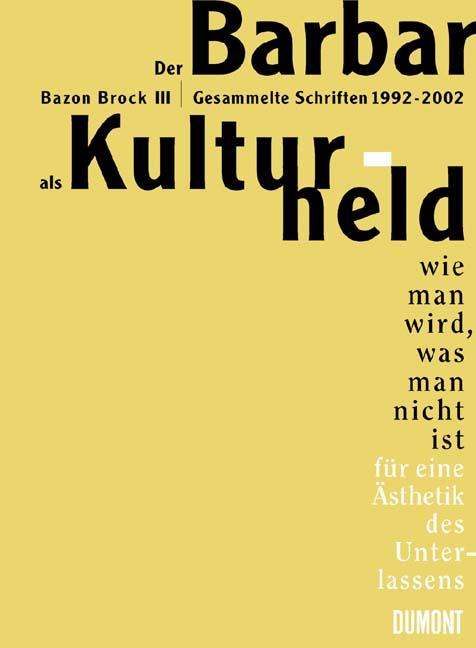 Cover-Bild Der Barbar als Kulturheld