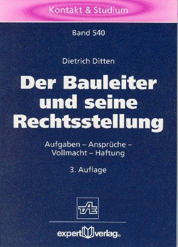 Cover-Bild Der Bauleiter und seine Rechtsstellung