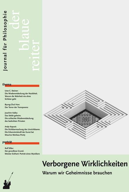 Cover-Bild Der Blaue Reiter. Journal für Philosophie / Verborgene Wirklichkeiten