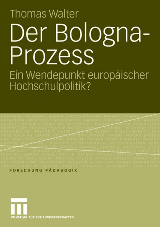 Cover-Bild Der Bologna-Prozess