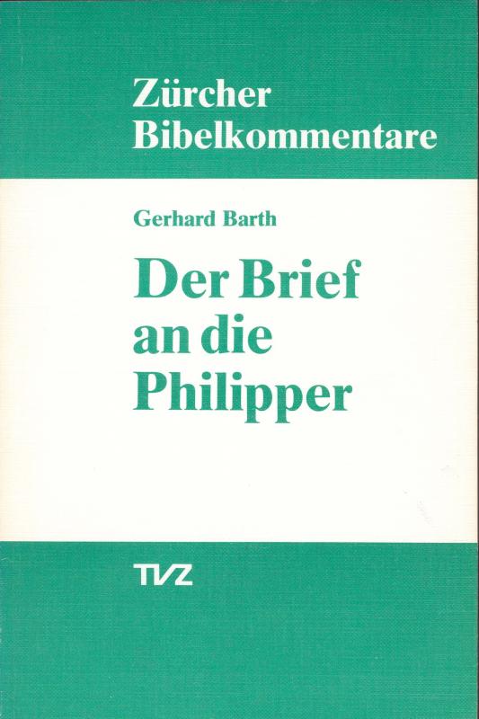 Cover-Bild Der Brief an die Philipper