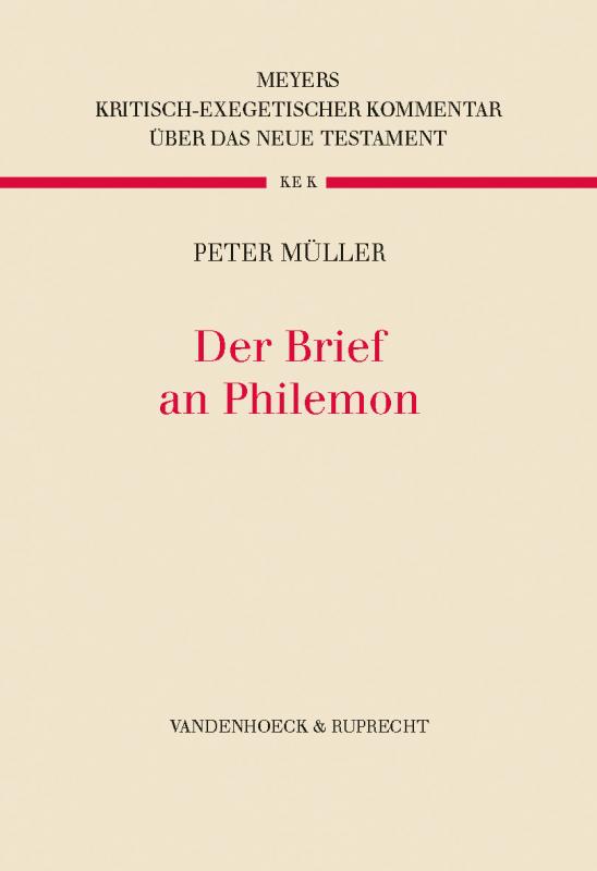 Cover-Bild Der Brief an Philemon