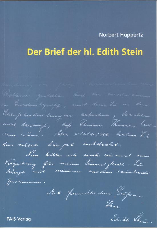 Cover-Bild Der Brief der hl. Edith Stein