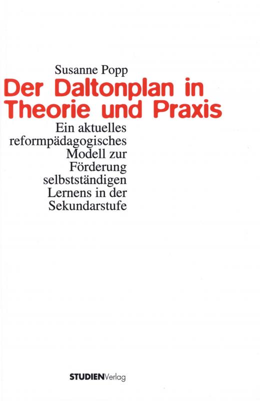 Cover-Bild Der Daltonplan in Theorie und Praxis