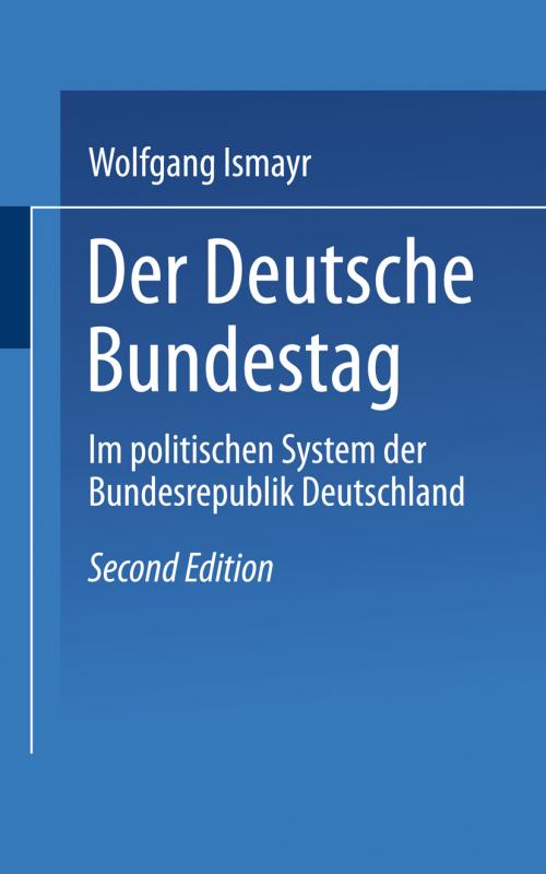 Cover-Bild Der Deutsche Bundestag im politischen System der Bundesrepublik Deutschland