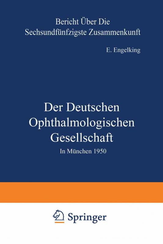 Cover-Bild Der Deutschen Ophthalmologischen Gesellschaft