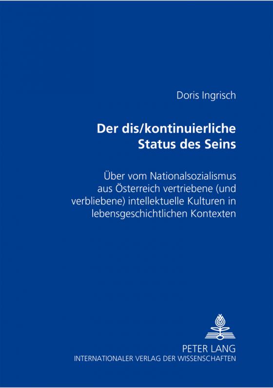 Cover-Bild «Der dis/kontinuierliche Status des Seins»