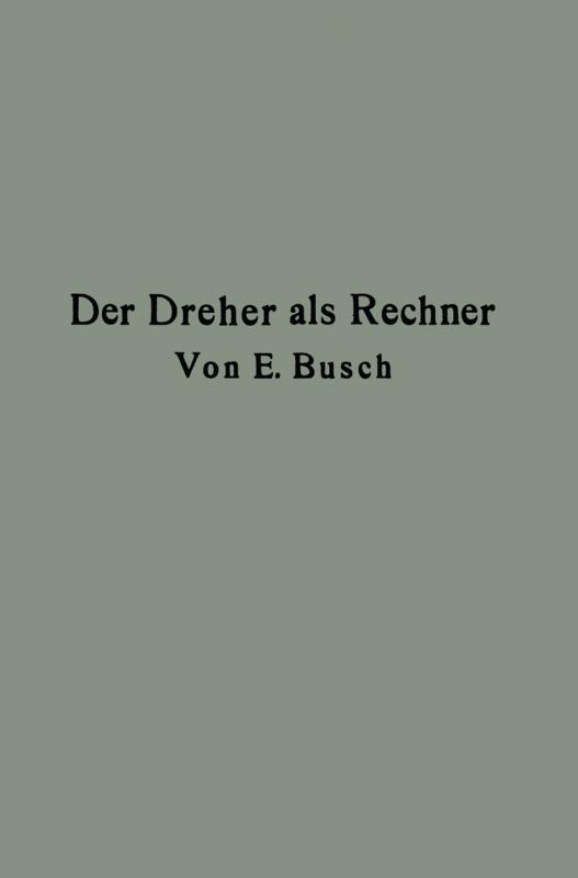 Cover-Bild Der Dreher als Rechner