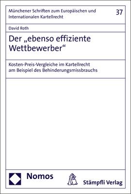 Cover-Bild Der "ebenso effiziente Wettbewerber"