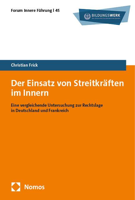 Cover-Bild Der Einsatz von Streitkräften im Innern