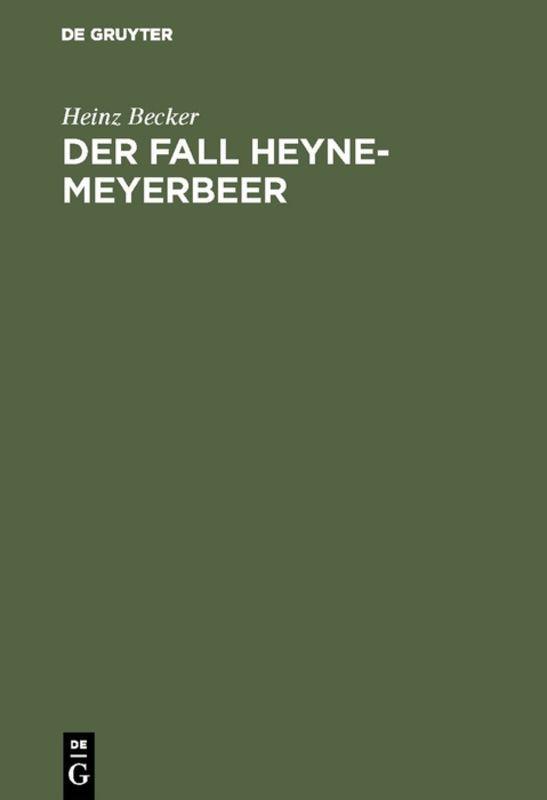 Cover-Bild Der Fall Heyne-Meyerbeer