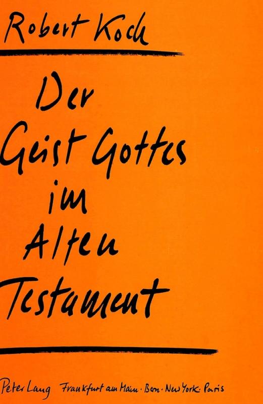 Cover-Bild Der Geist Gottes im Alten Testament
