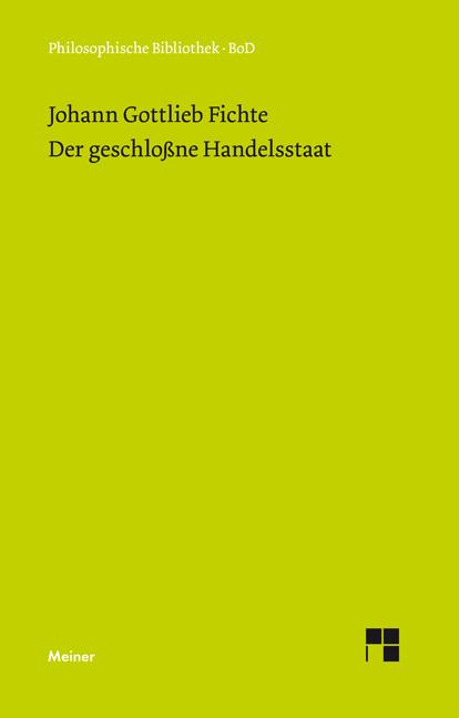 Cover-Bild Der geschlossne Handelsstaat