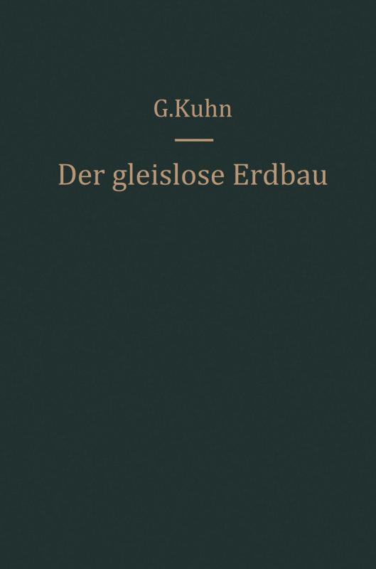 Cover-Bild Der gleislose Erdbau