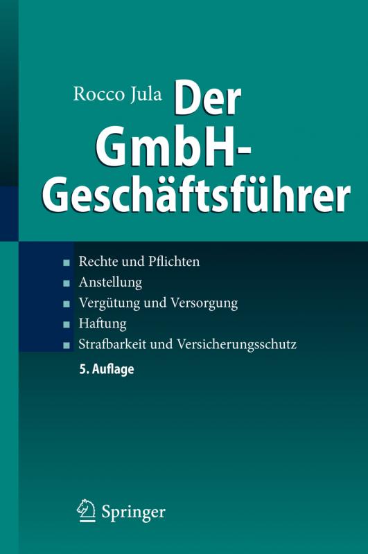 Cover-Bild Der GmbH-Geschäftsführer