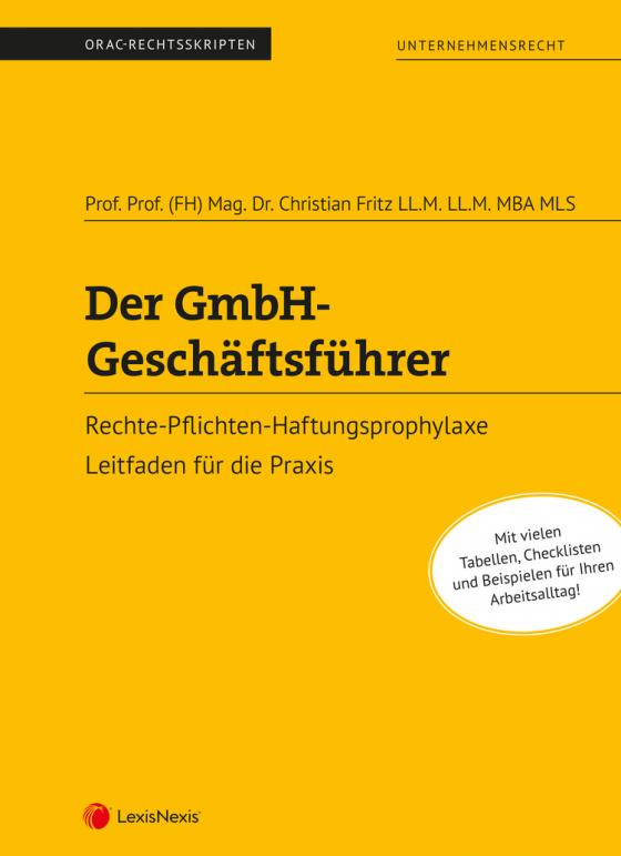 Cover-Bild Der GmbH-Geschäftsführer